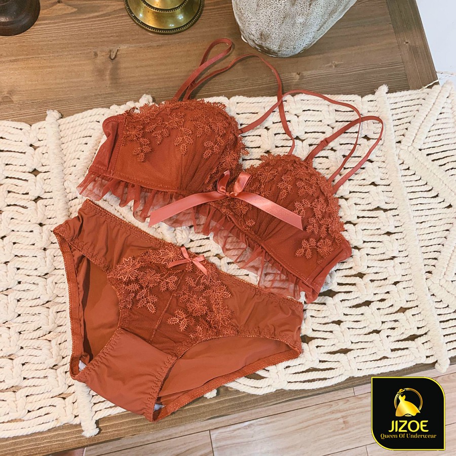 Bộ đồ lót nữ su đúc không gọng nâng ngực tạo khe Ren hoa Baby Sexy gợi cảm cao cấp xuất Nhật siêu đẹp JIZOE BAL43 | BigBuy360 - bigbuy360.vn