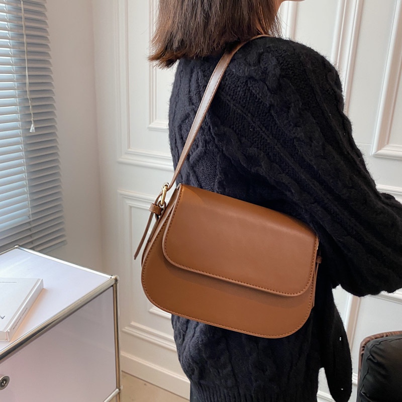 Túi đeo chéo IELGY bằng da PU thời trang dành cho nữ