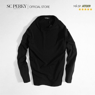 Áo Thun Trơn Dài Tay Basic - SC Perky Outfit - AT009 - Chất liệu vải cotton dày dặn - Giữ nhiệt tốt