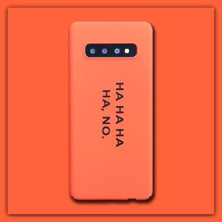 Ốp điện thoại cứng màu cam bảo vệ cho Samsung Note 10 Note10 10+ 5G S10 Note10+ Plus Note9 Note8 9 8 S10+