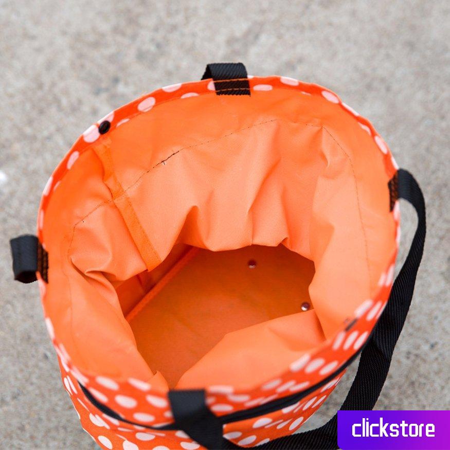 Túi mua sắm bằng vải oxford cỡ lớn chống thấm nước dạng gập có bánh xe kéo tiện lợi