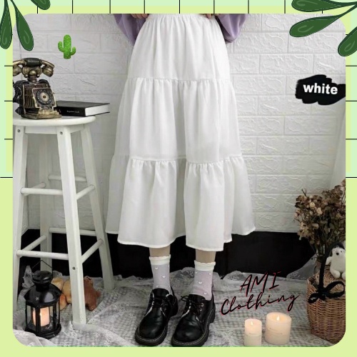 CHÂN VÁY XẾP LI 3 TẦNG HÀN QUỐC ULZZANG