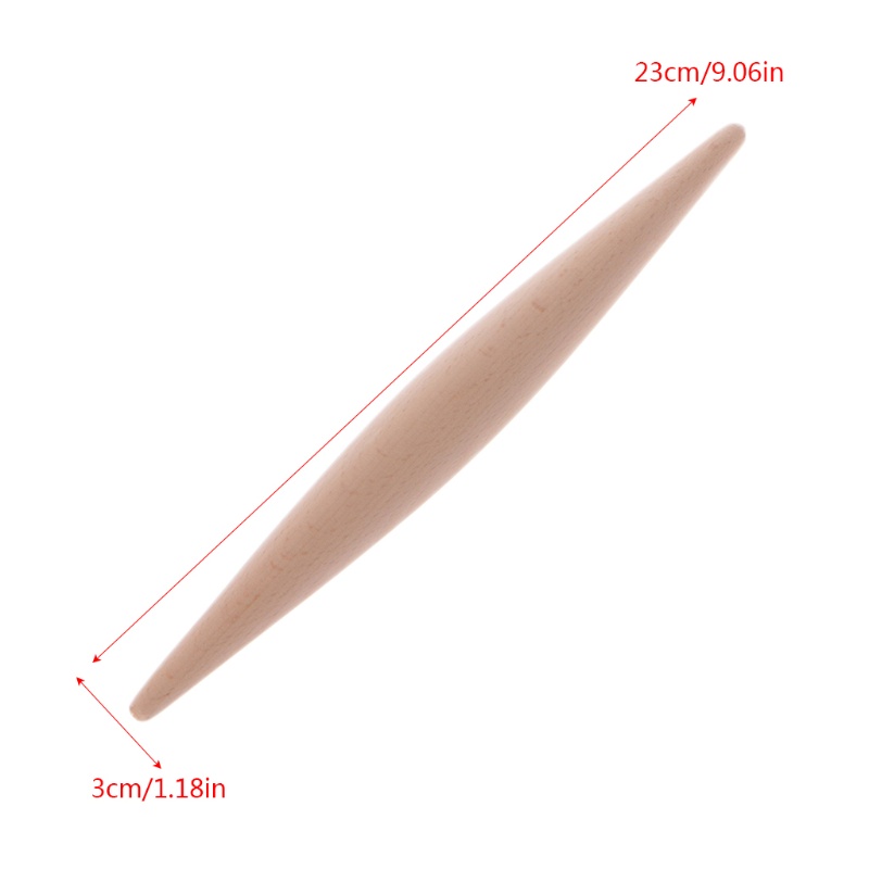 Cây Lăn Bột Làm Bánh Bằng Gỗ 28 / 23cm