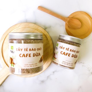 Hũ Bột Cafe Dừa Tẩy Tế Bào Chết Nguyên Chất HaPu Organic