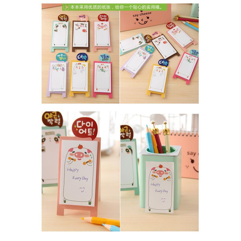 Giấy note hình chữ nhật để bàn nhỏ xinh dodungchobegiasi CHIP00082