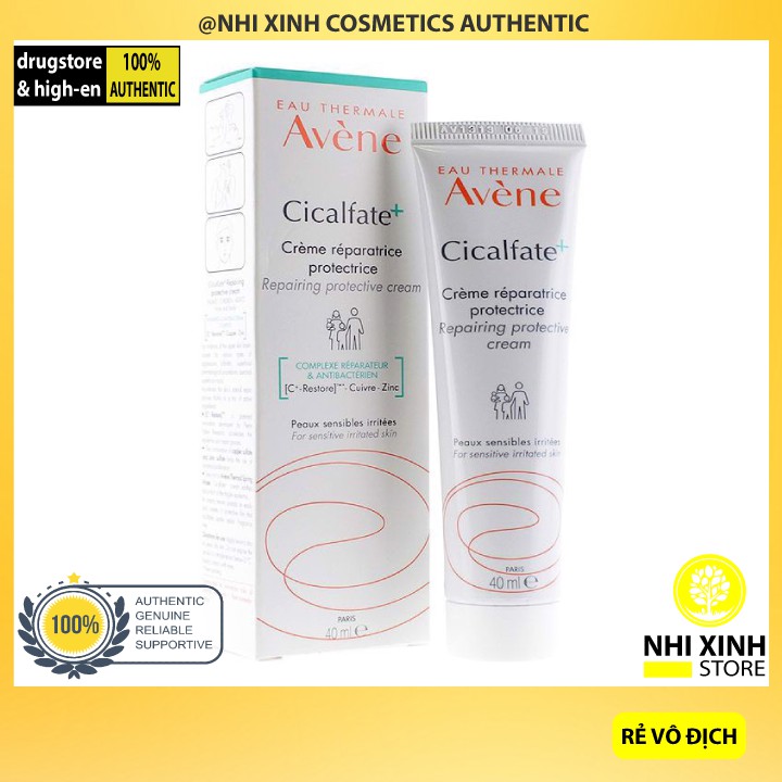 [Mã 66FMCGSALE hoàn 8% xu đơn 500K] [SIÊU SALE] Kem Dưỡng Phục Hồi Da Avene Cicalfate+ Repairing Protective Cream+