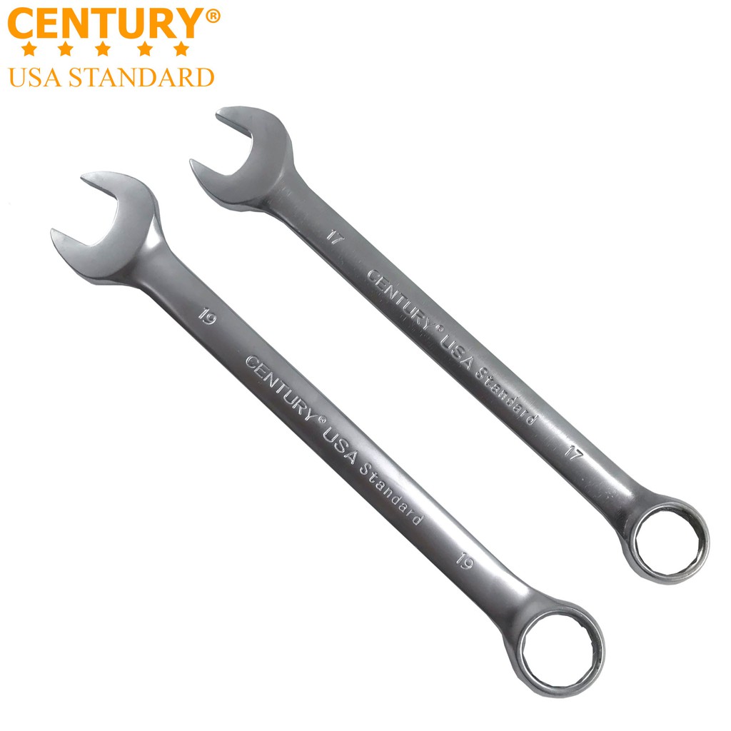 ⚜️FREESHIP⚜️ Bộ cờ lê CENTURY USA STANDARD 14 chi tiết 10-32mm (Vòng miệng - Đầu tròng) - Hàng chính hãng