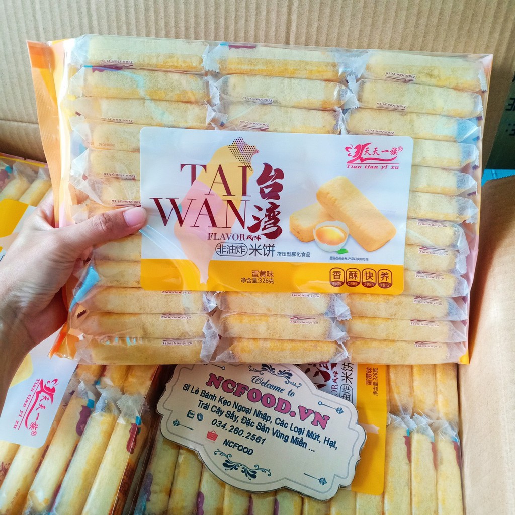 Bánh Gạo Taiwan 326gr Date 24/06/2022