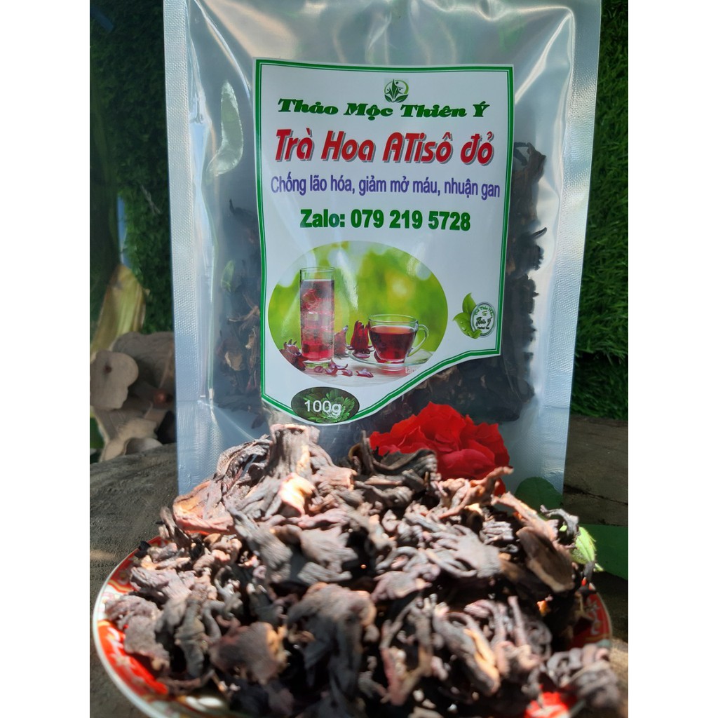 Hoa Atiso đỏ khô sạch