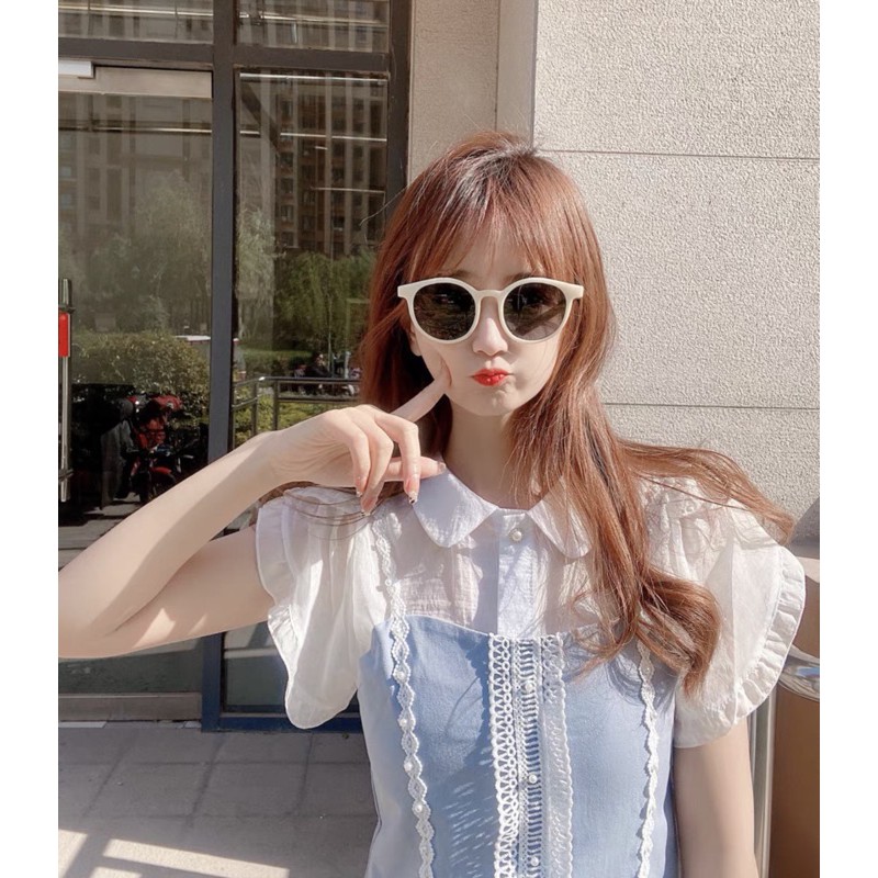 [Mã SKAMSALE07 giảm 10% tối đa 100K đơn 150K] Kính mắt tròn hot trend Trendy K176 | BigBuy360 - bigbuy360.vn