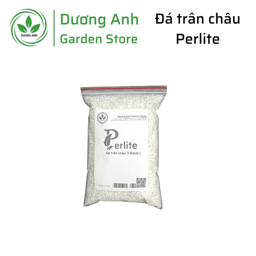 Đá perlite | Đá trân châu | Đá núi lửa siêu nhẹ gói 1,5-2,5 lít | Giá thể ươm trồng cây các loại