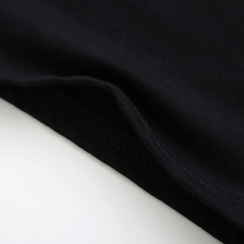 Áo Thun Cotton Cổ Tròn Tay Ngắn Màu Trắng Đen Dành Cho Bé Trai Gái 3-15 Tuổi
