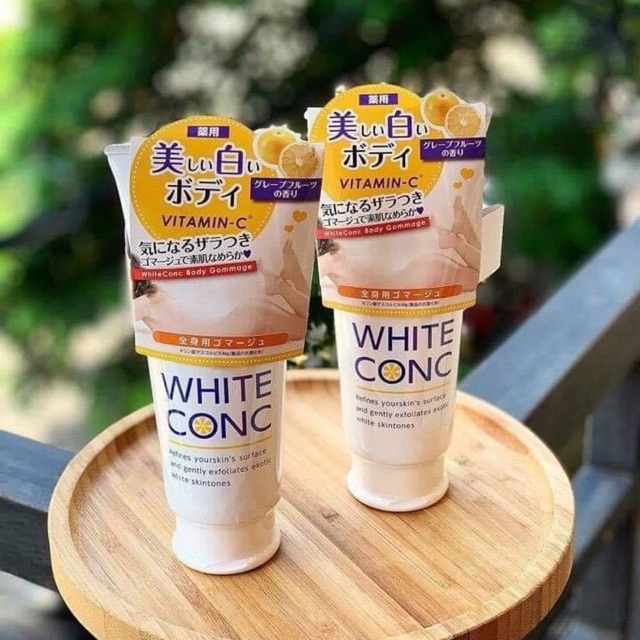 TẨY DA CHẾT TRẮNG DA TOÀN THÂN WHITE CONC NHẬT BẢN