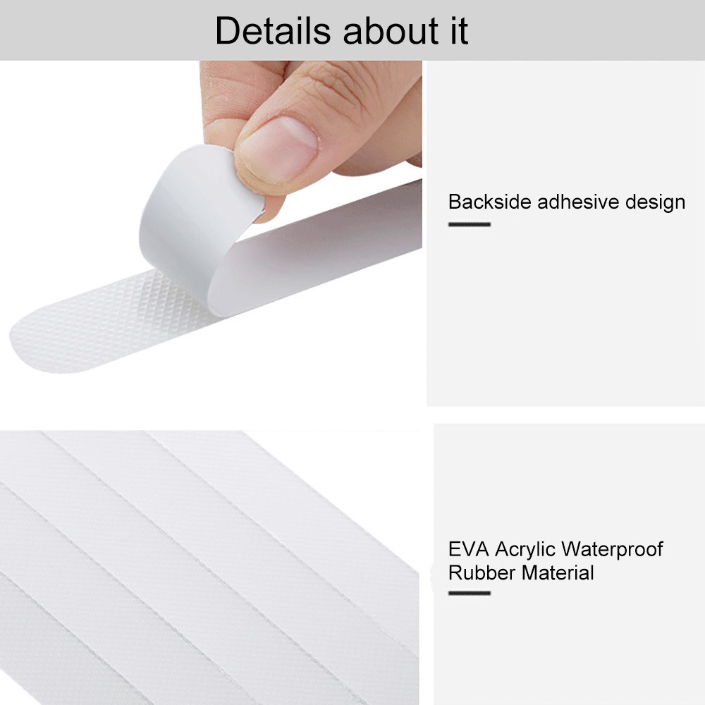 6 Cuộn Băng Dính Trong Suốt Chống Trượt Cho Nhà Tắm