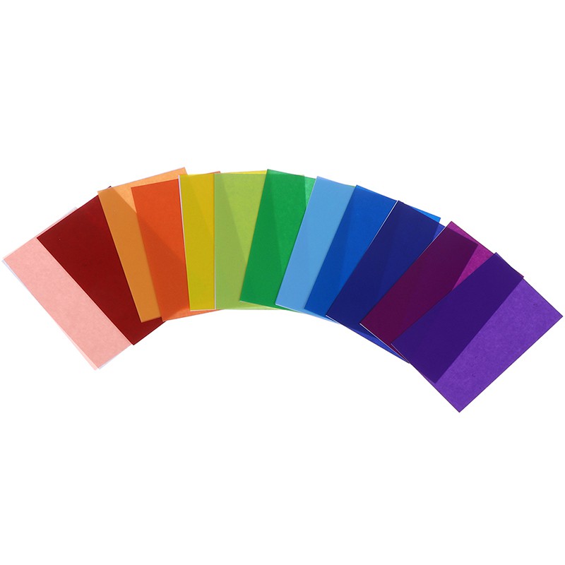 Bộ 12 Thẻ Gel Lọc Màu Cho Đèn Flash Máy Sấy