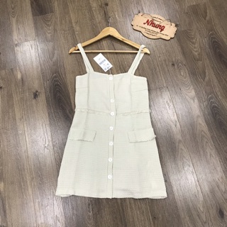 VÁY 2 DÂY DẠ TWEED