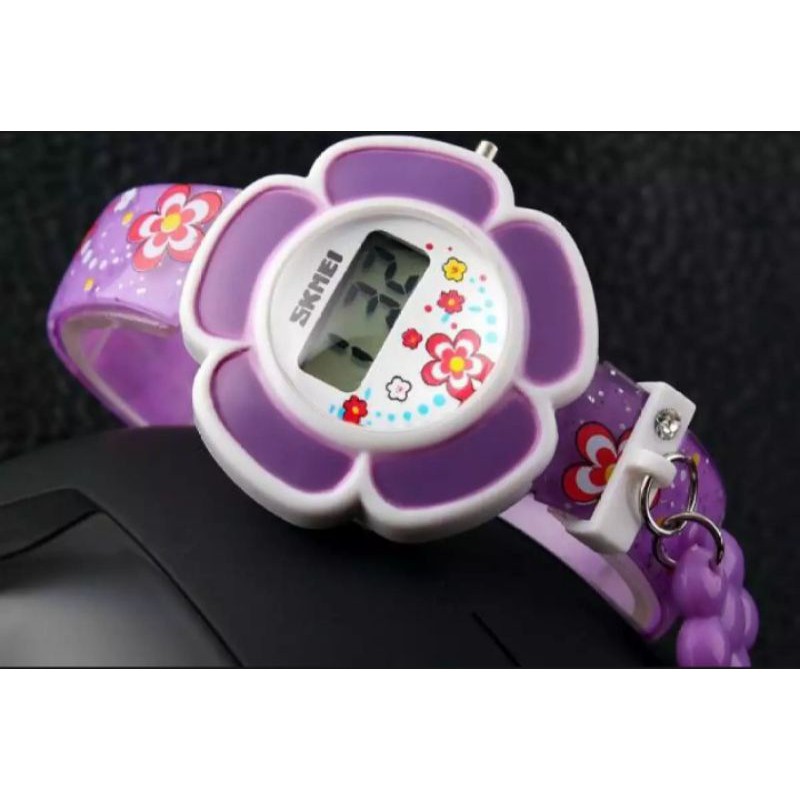 Đồng hồ bé gái dây nhựa Skmei 1144(tím) | BigBuy360 - bigbuy360.vn