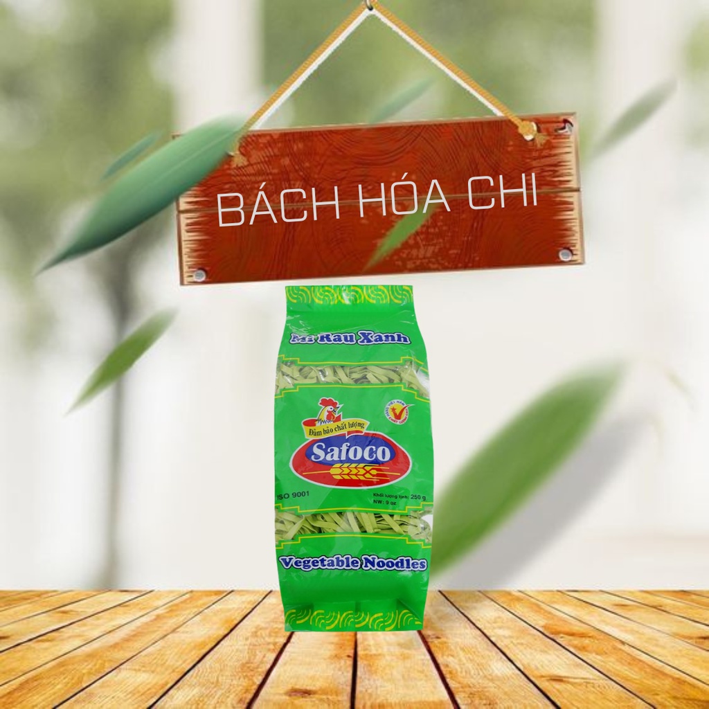 Mì rau xanh Safoco gói 250g