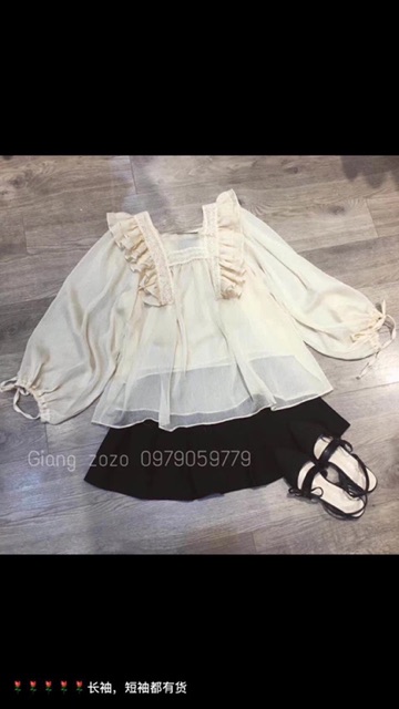 [Mã FAMAYWA giảm 10K đơn 50K] Áo voan bánh bèo ảnh thật kèm video | BigBuy360 - bigbuy360.vn