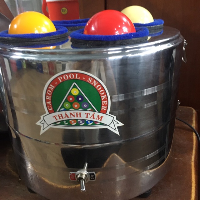 Máy lau bi bida 4 bi inox 1580k