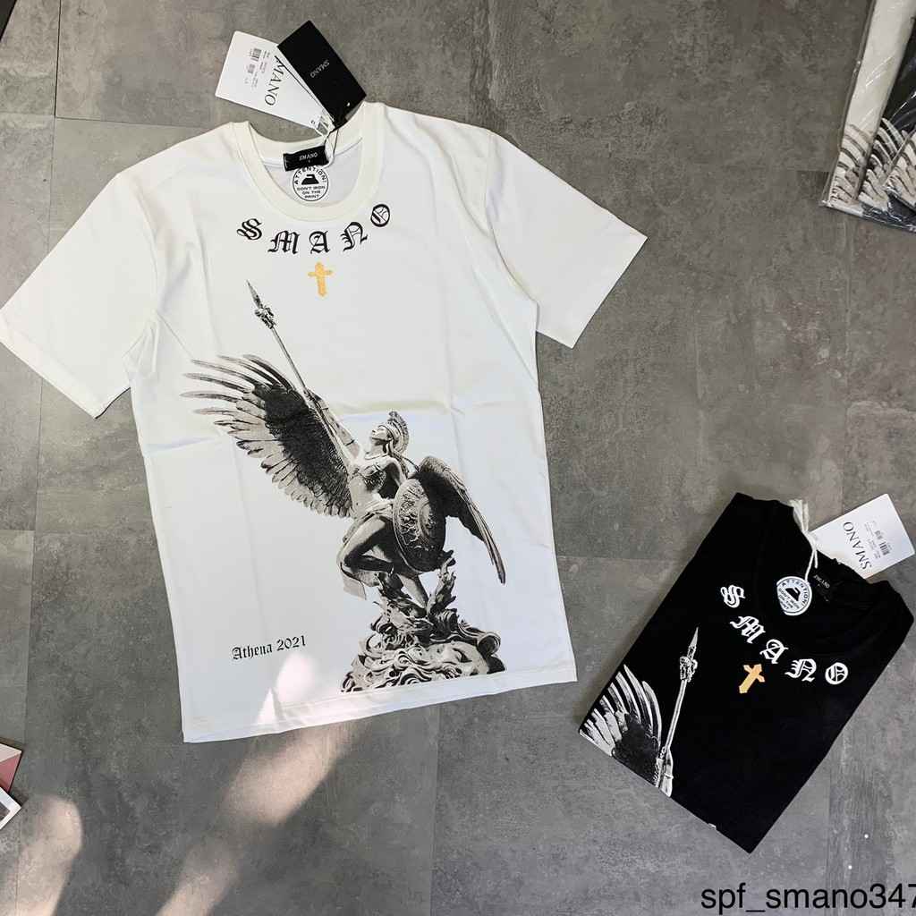 Áo Phông Mùa Hè, Áo Thun In Hình 3D Thiên Sứ Kenko Chất Liệu Thun Cotton Cao Cấp - AC96 - Shopmens | BigBuy360 - bigbuy360.vn