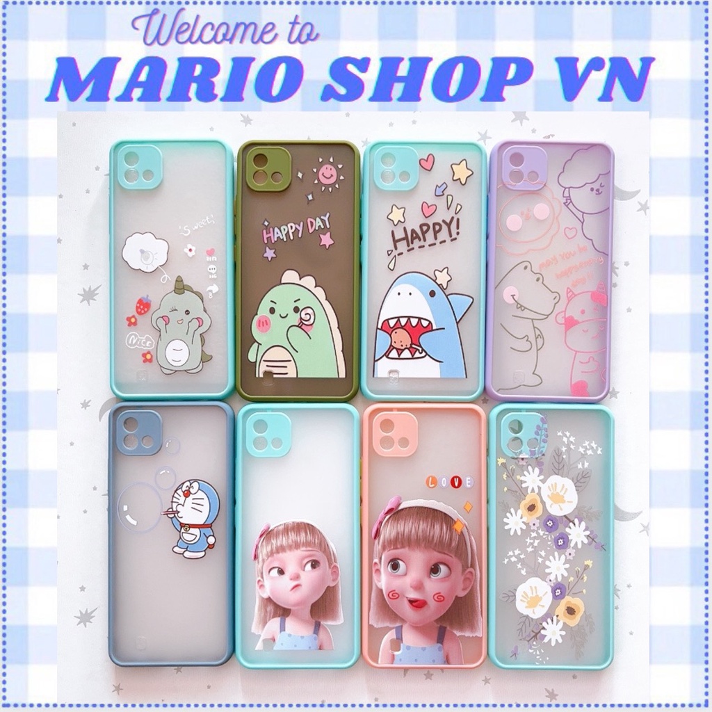 Ốp nhám viền cao su OPPO F9 /A7 / A5S /A12/Oppo A54 4G/Oppo A93/F17 PRO/REALME C20/C11 2021