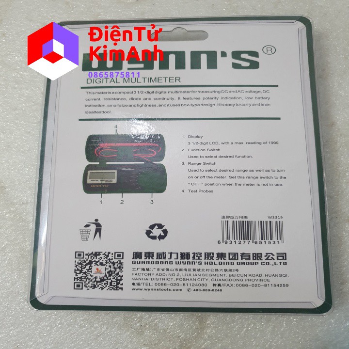 Đồng hồ số Wynns W3319