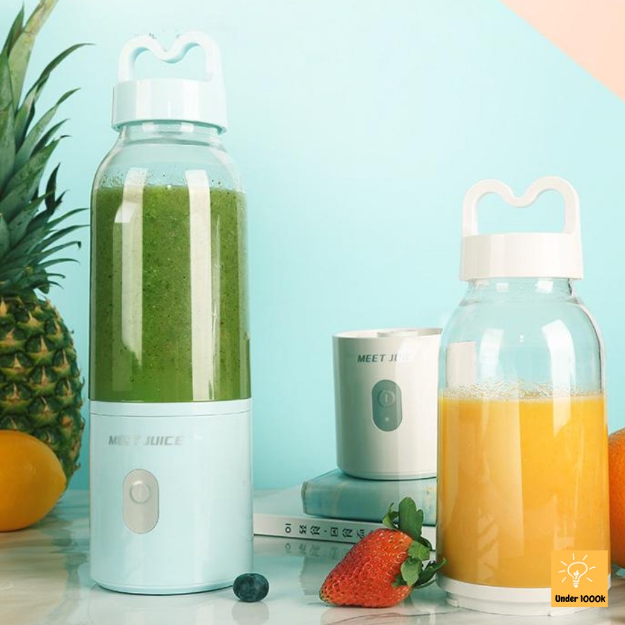 Máy xay cầm tay mini Meet Juice cắm điện - có quai xách tiện lợi