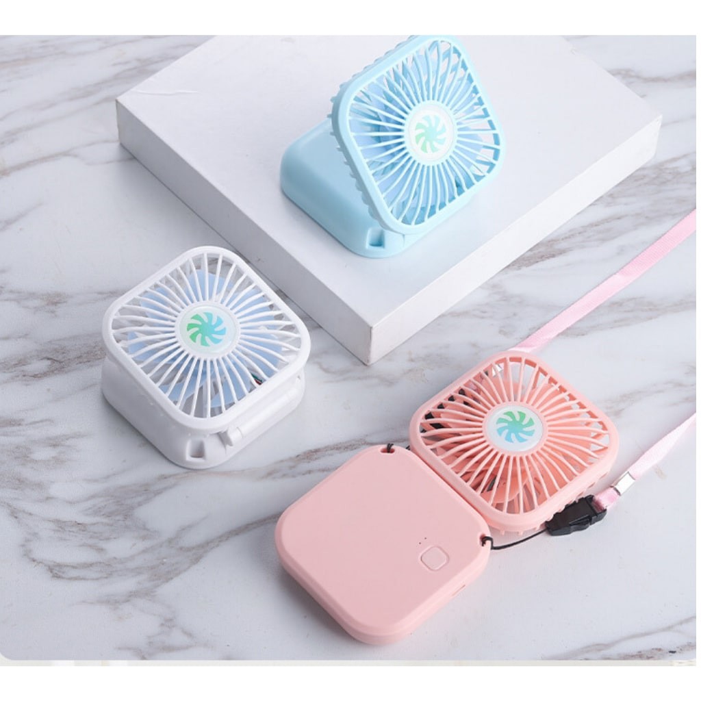 Quạt Mini cầm tay Đa năng  7 cánh quạt KR 264- Pin 1000 mAh, Gập 180 độ, Sạc USB- KARA 264 | BigBuy360 - bigbuy360.vn