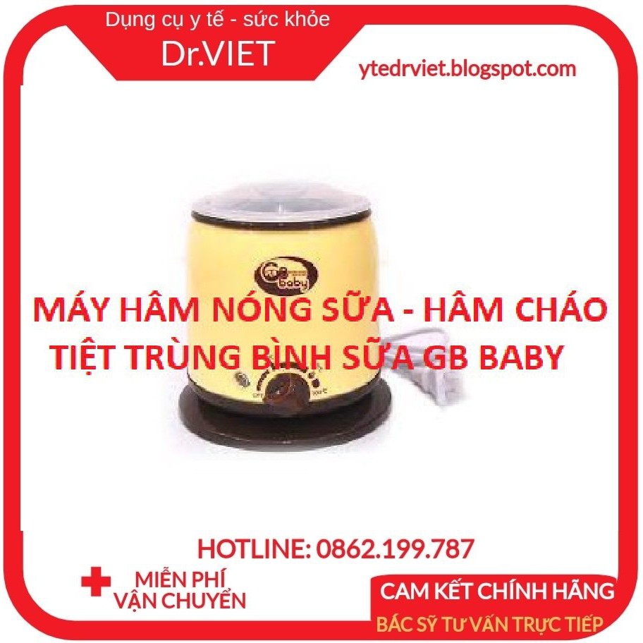 MÁY HÂM NÓNG SỮA - HÂM CHÁO - TIỆT TRÙNG BÌNH SỮA CHO BÉ GB BABY HÀN QUỐC - hâm nóng, giữ nóng và tiệt trùng sữa an toàn