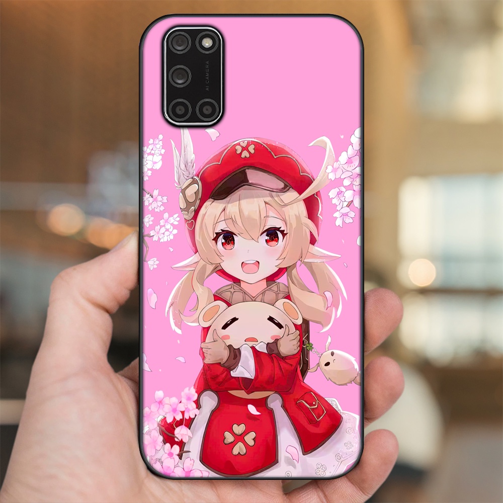 Ốp lưng Oppo A52, A92 viền đen in hình Klee Genshin Impact