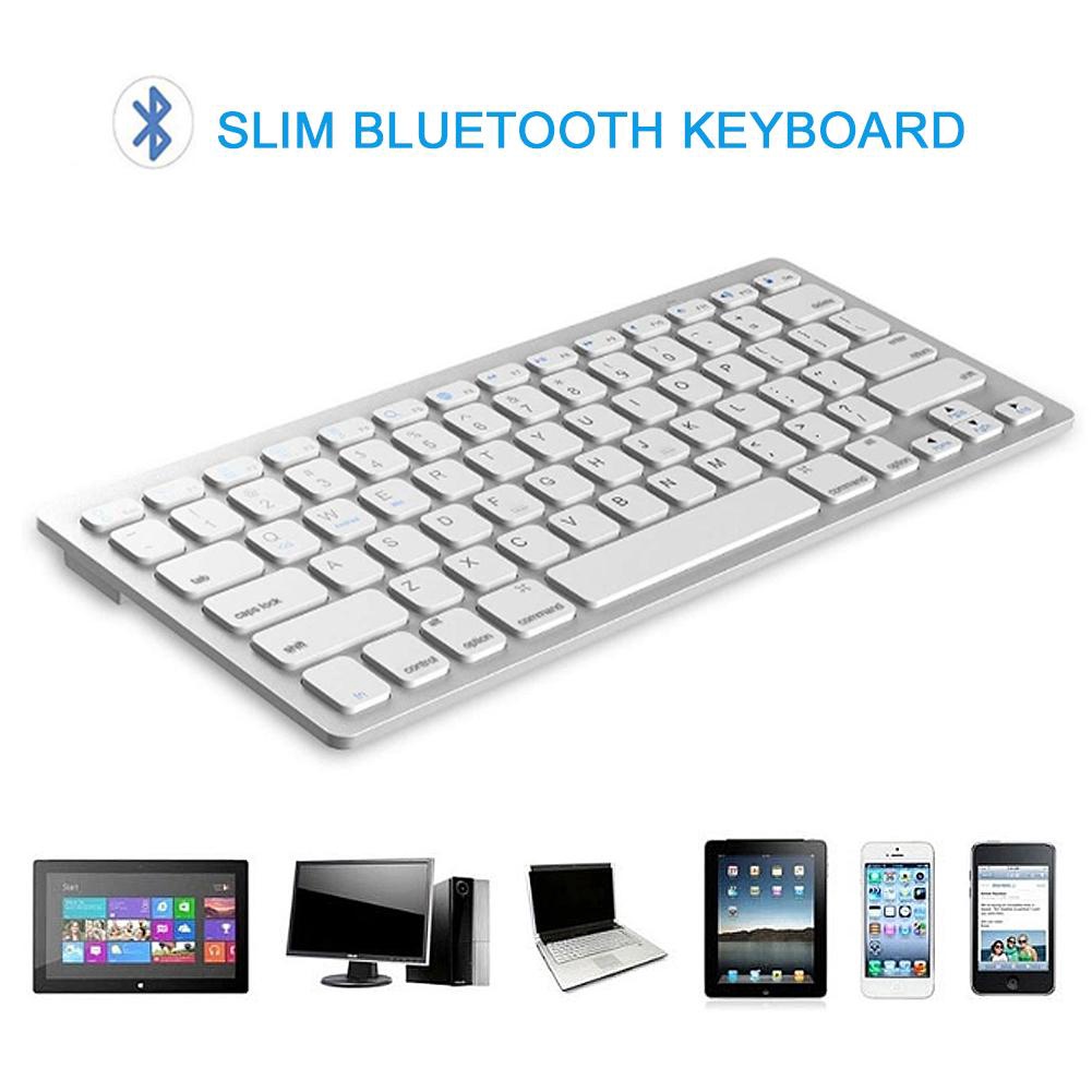 Bàn phím không dây BLUETOOTH KB16 kết nối điện thoại, máy tính bảng SIÊU MỎNG-GỌN-NHẸ-BỀN