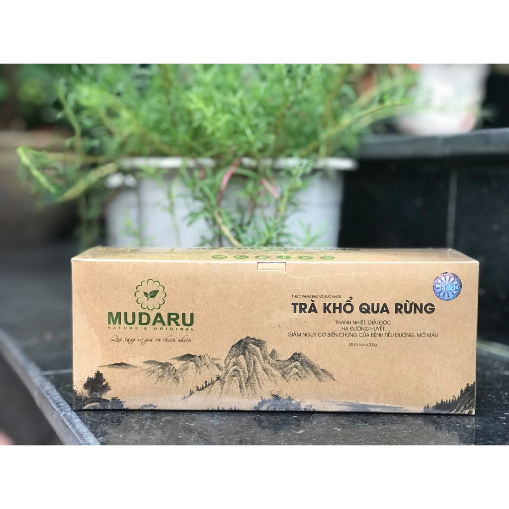 Trà Khổ Qua Rừng Mudaru 50 túi lọc- Hỗ trợ Tiểu Đường Hiệu quả