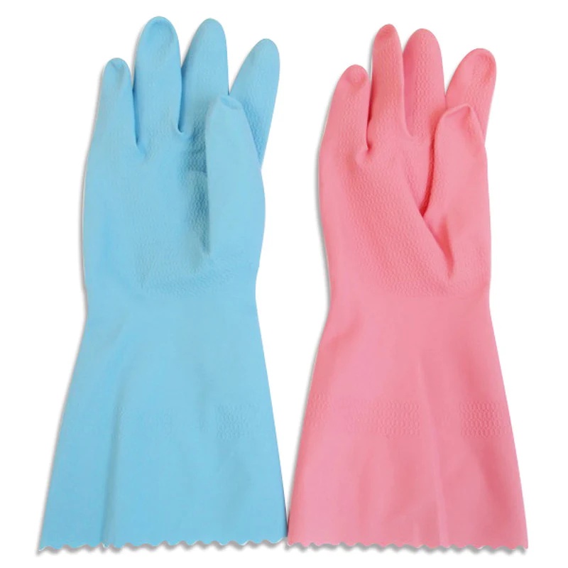 Daiso Bao Tay Cao Su Size L 4 Rubber Glove Both Hand Thick Type Size L