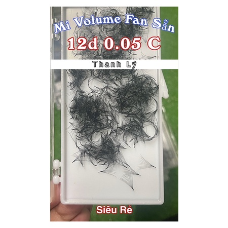 Mi Fan 6D 7D 8D 10D 12D 0.05 & 0.07/ Fan Volumn nối mi cực rẻ
