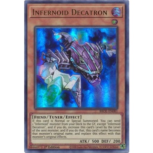 Thẻ bài Yugioh - TCG - Infernoid Decatron / BROL-EN081'