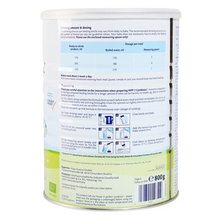 Sữa HiPP Combiotic Organic 2 800g