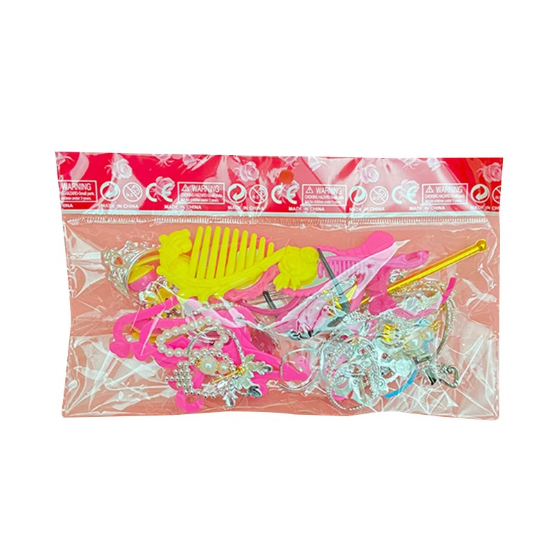 38pcs/Set Barbi for Doll Accessories Simulation Jewelry Necklace Crown Earrings