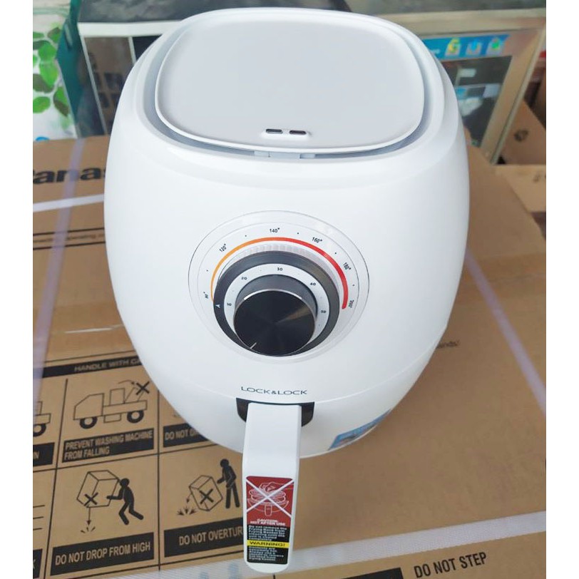 Nồi chiên không dầu Lock&amp;lock Air Fryer dung tích 3.6 lít 1300W EJF148WHT bảo hành 12 tháng