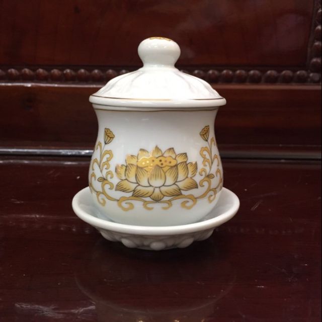 chung nắp đại bi hoa sen