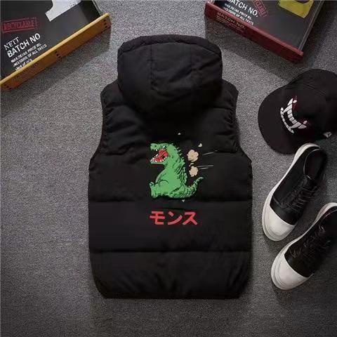 Áo khoác phao cotton dày dặn dáng rộng giữ ấm mùa thu đông phong cách Hàn Quốc thời trang cho nam