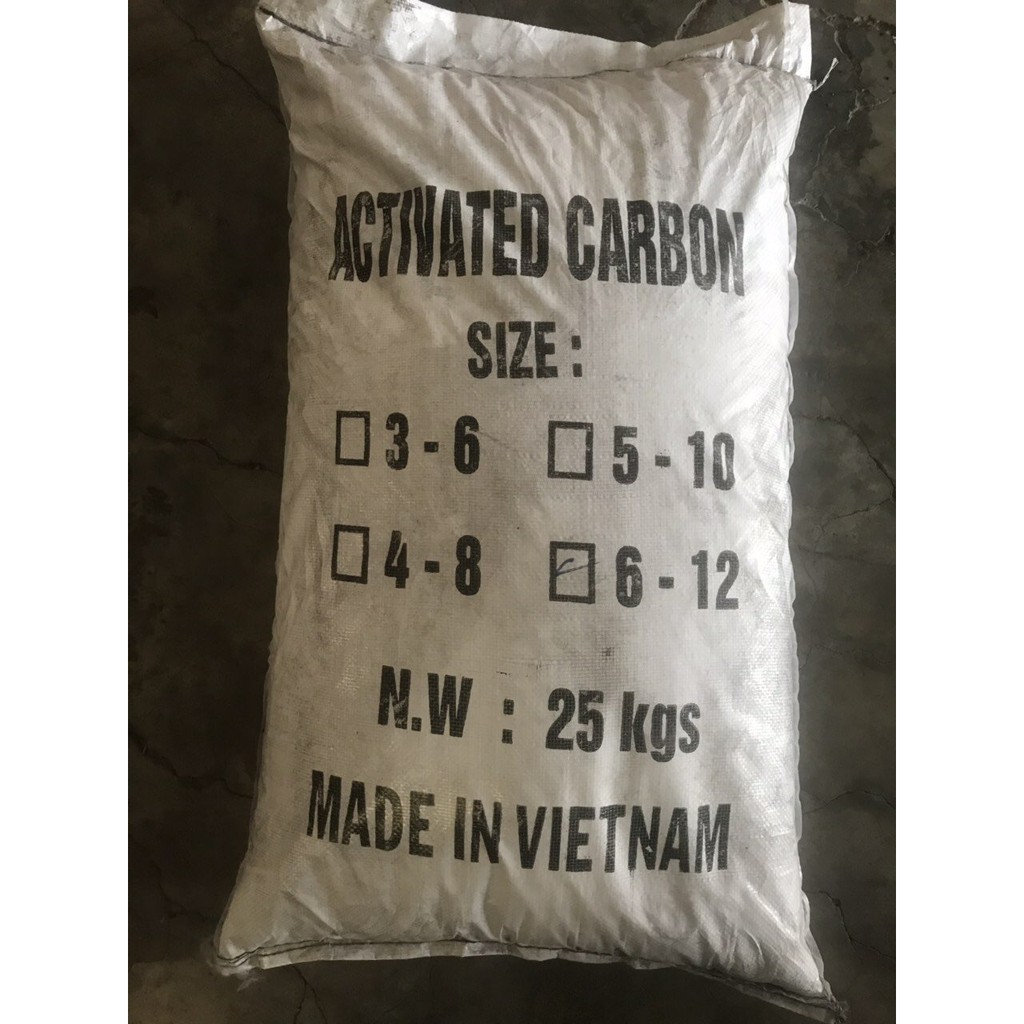 [Mã ELMS4 giảm 7% đơn 500K] 1 bao 25kg than gáo dừa lọc nước giá sỉ