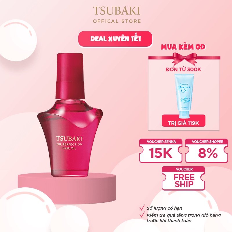 Dầu dưỡng tóc Tsubaki phục hồi hư tổn 50ml