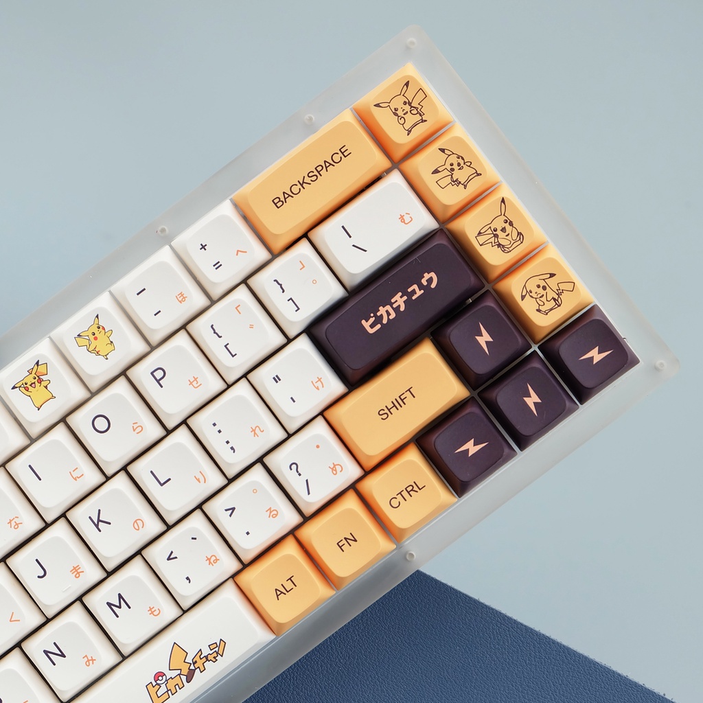 PBT keycap XDA Cấu hình 139 Phím Nhuộm thăng hoa Bố cục ANSI cho Bàn phím cơ Công tắc Cherry MX