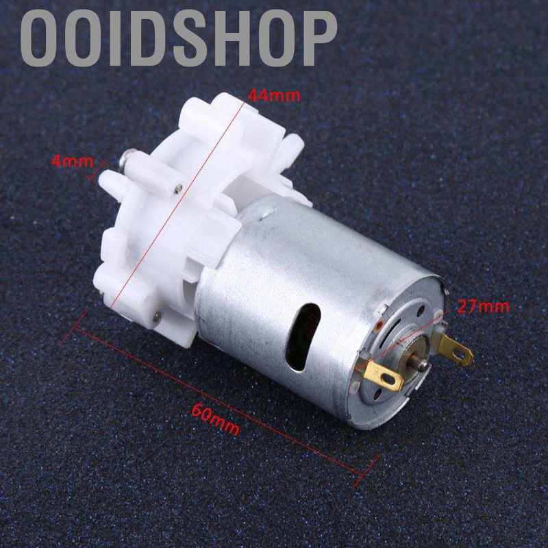 [Ready Stock] Bánh Răng Bơm Nước Mini 27mm Dc 3v Sang 12v Rs-360Sh Cho Bể Cá