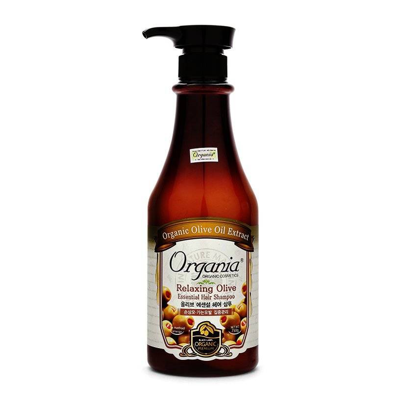 Dầu gội tinh chất ô liu Organia Relaxing Olive Essential Hair Shampoo 750g