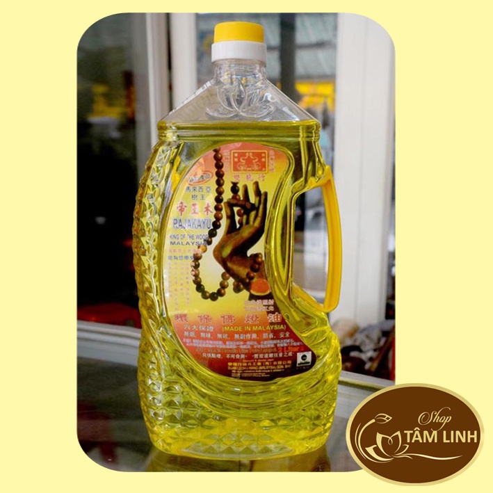 DẦU CÁT TƯỜNG LƯU LY Chai 2 Lít. Nhiều màu không mùi không khói.