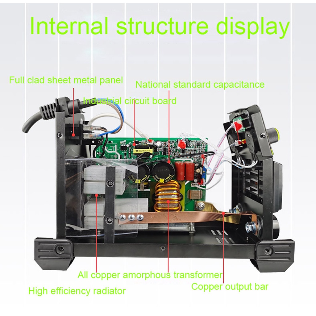 Máy hàn điện tử hàn que XCORT Model MMA-275Cs.2 Hàn inox Hàn sắt Kèm Dây hàn