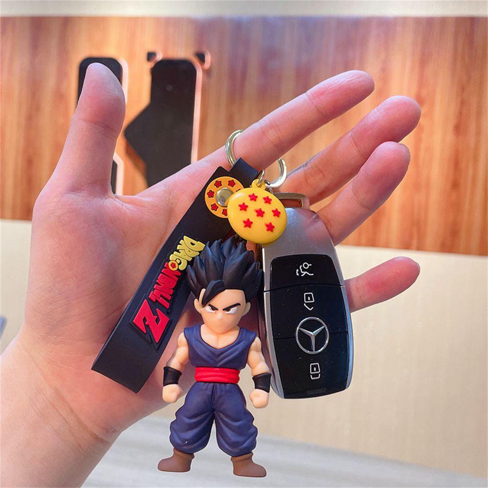 LANFY Móc Khóa Silicon Hình Son Goku Phim Bảy Viên Ngọc Rồng Z