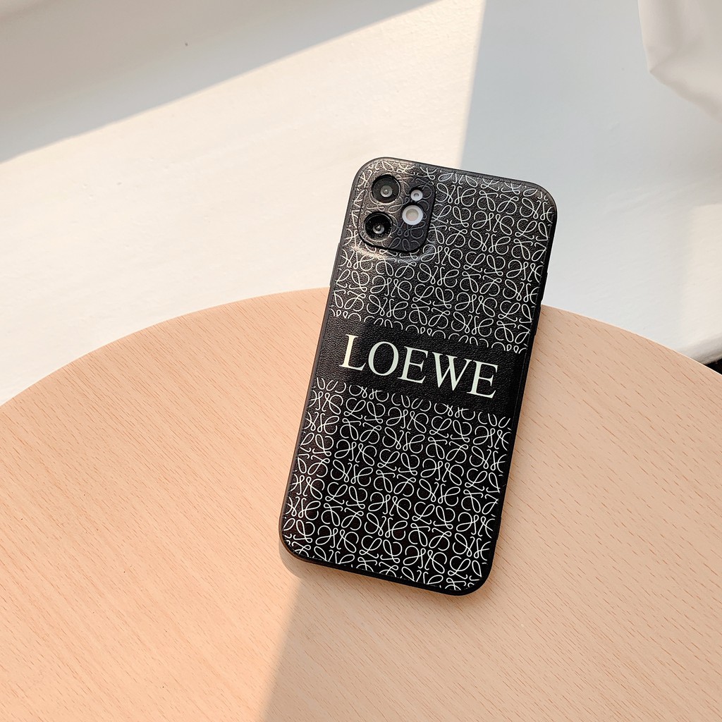 Ốp điện thoại in chữ Loewe thời trang cho iPhone12 iPhone7/8/se2 iPhone7plus/8plus iPhonex/xs iPhonexsmax 11